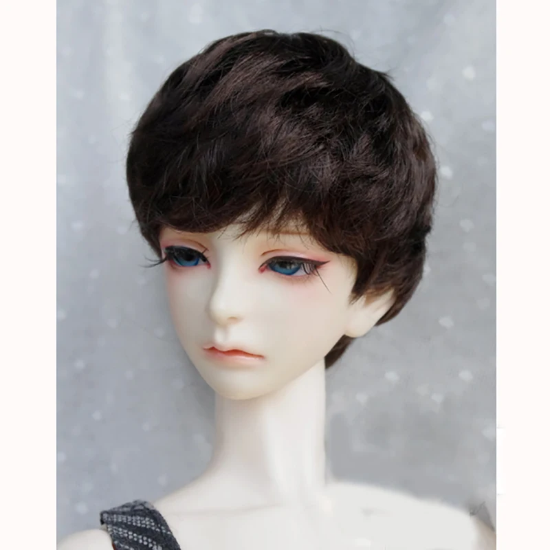 Парик для куклы Bybrana BJD 1/12 1/8 1/6 1/4 1/3 гигантский малыш дядя мохеровый коричневые
