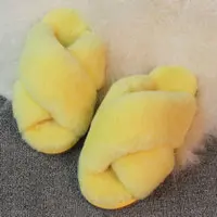 Г., домашние тапочки из натуральной овечьей кожи модные зимние женские домашние Тапочки меховые тапочки теплые меховые шерстяные тапочки женская домашняя обувь