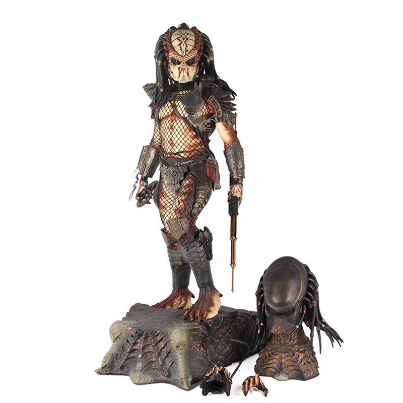 Круто! 1: 4 Predator 2 Цветочный краб цельное тело 75 см как статуя смола ручная работа