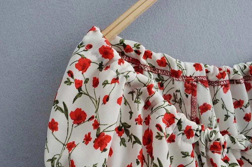 Bazaleas бюст лук мини платья Бюстье Талия vestido Повседневная мода 2019 цветочный принт