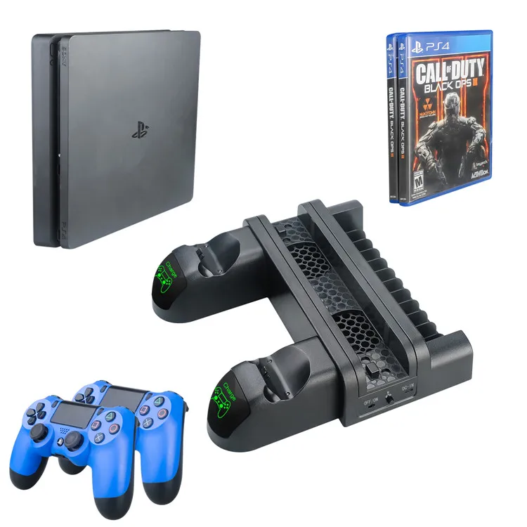 PS4 контроллер зарядное устройство со светодиодный индикаторами Вертикальная