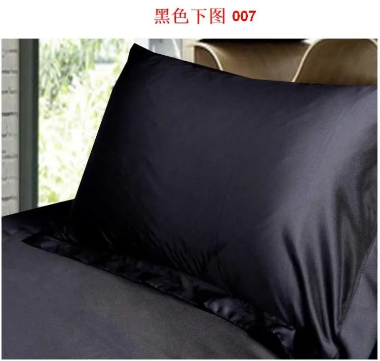 Шелковая наволочка стандартная однотонная шелковая