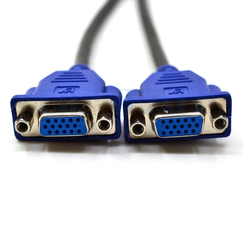 25 см DVI 24 + 5 Штекерный адаптер для двух двойных VGA Женский монитор