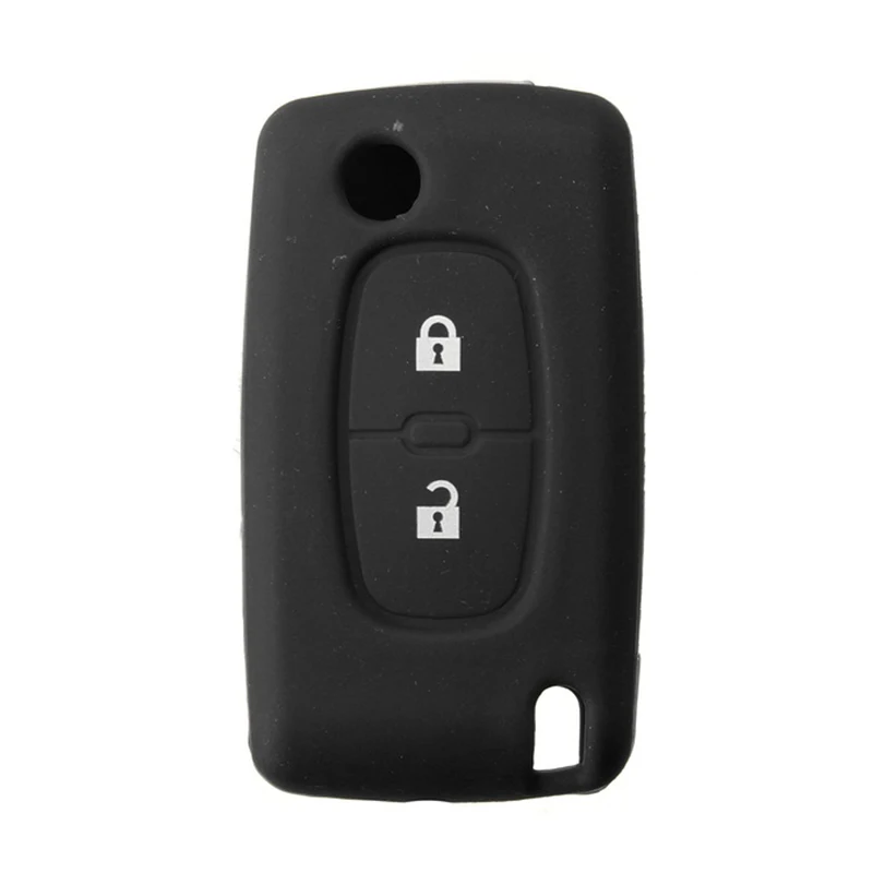 AUTO -2 Button Remote Key Case Holder Protect Cover For Peugeot 206 207 307 308 Silicone | Автомобили и мотоциклы