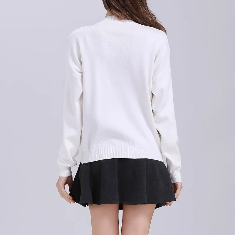 Новинка Весна 2019 Европейский уличный стиль Женский вязаный свитер с блестками