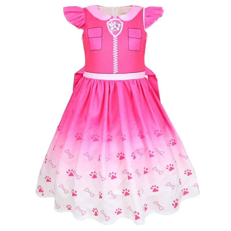 Baby Girl Princess Pet Dog Dress Kids Birthday Party Dresses For Girls Lady bug Cosplay Clothes Fancy Up Clothing Costume | Детская