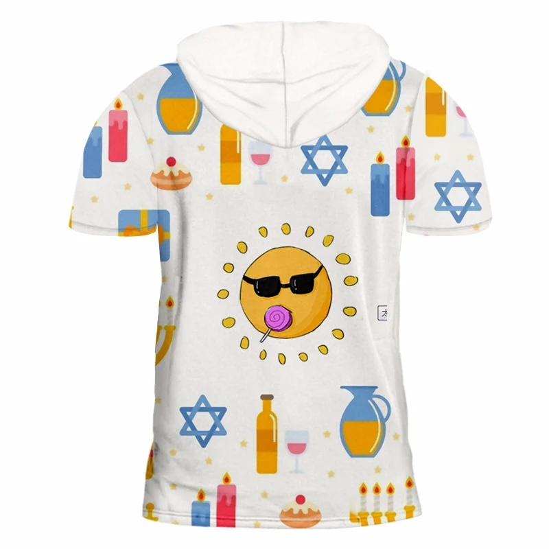 OGKB Hanukkah мужская одежда новый список в китайском стиле с капюшоном футболка 3D