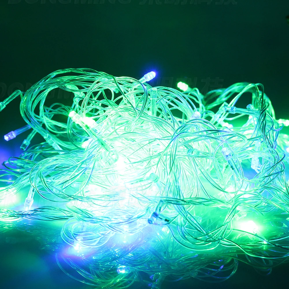 Специальная яркая светодиодная гирлянда с теплым белым/RGB 10 м 50 светодиодов |