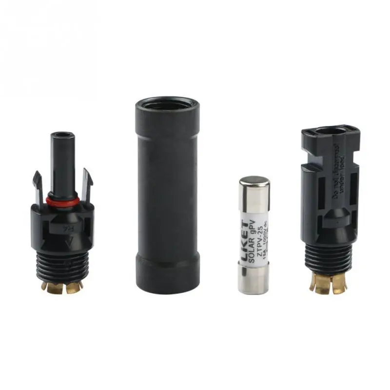 1 шт. MC4 линейный разъем предохранителя IP67 Водонепроницаемый с 15A диоды для