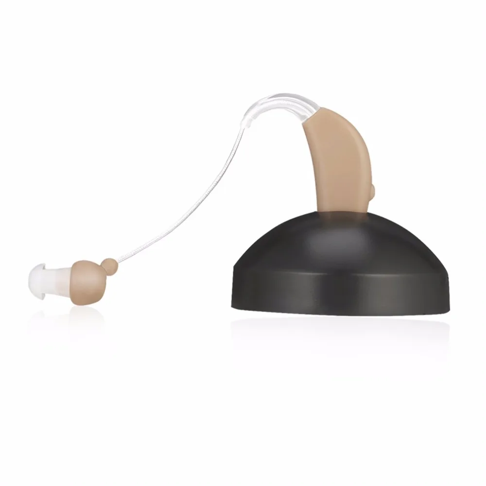 Rechargeable ear hearing aid device ear amplifier digital hearing aids behind the ear for deaf elderly acustico EU plug