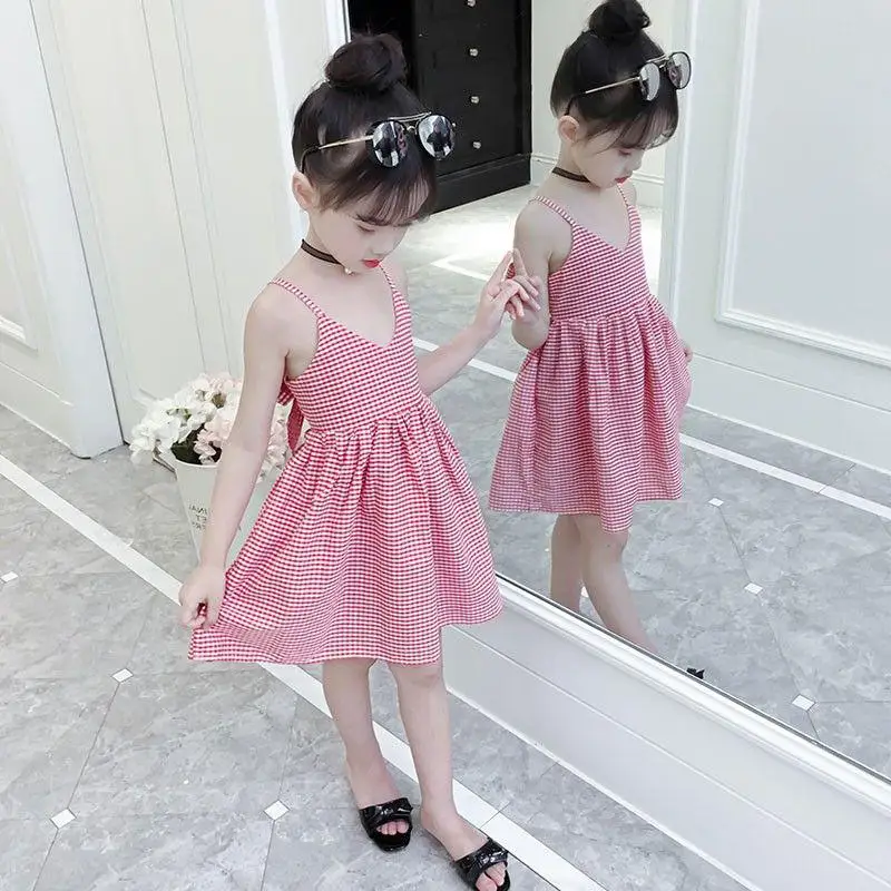 Kids Dress Backless Girls Summer Bow Design Wedding Birthday Party For Sleeveless 18m To 7 Yeas | Детская одежда и обувь