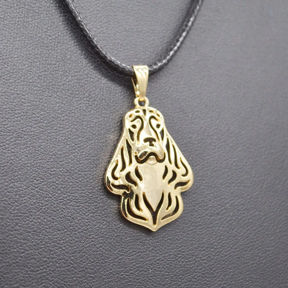 Веревочная цепочка женское ювелирное изделие собака металлическая английская