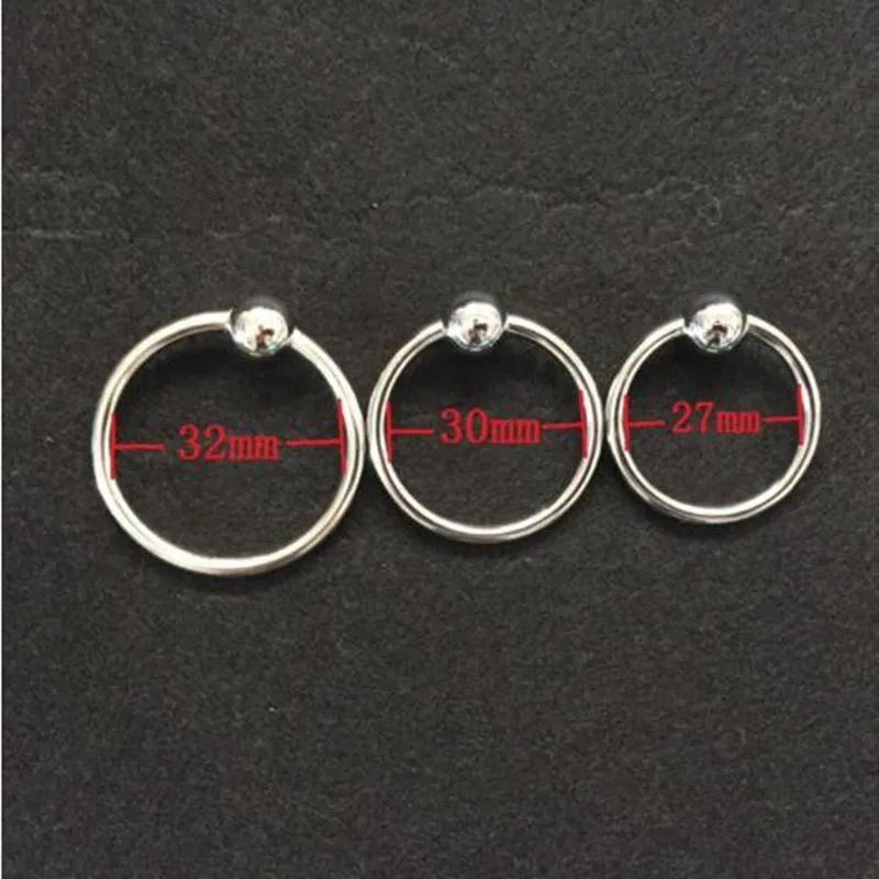 Кольцо на головку члена из нержавеющей стали 32 мм кольцо пенис для задержки