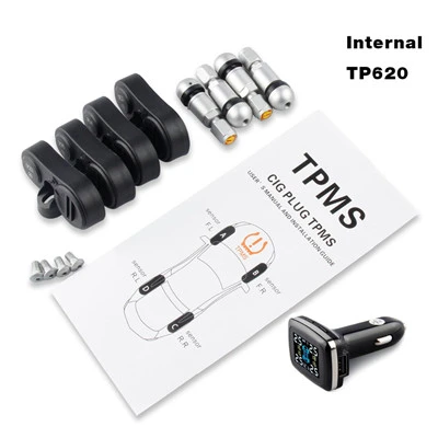 Internal Умный автомобиль TPMS TP620 12 В цифровая система контроля давления в шинах сигнализация давления в шинах внешний/внутренний датчик - Тип: Internal