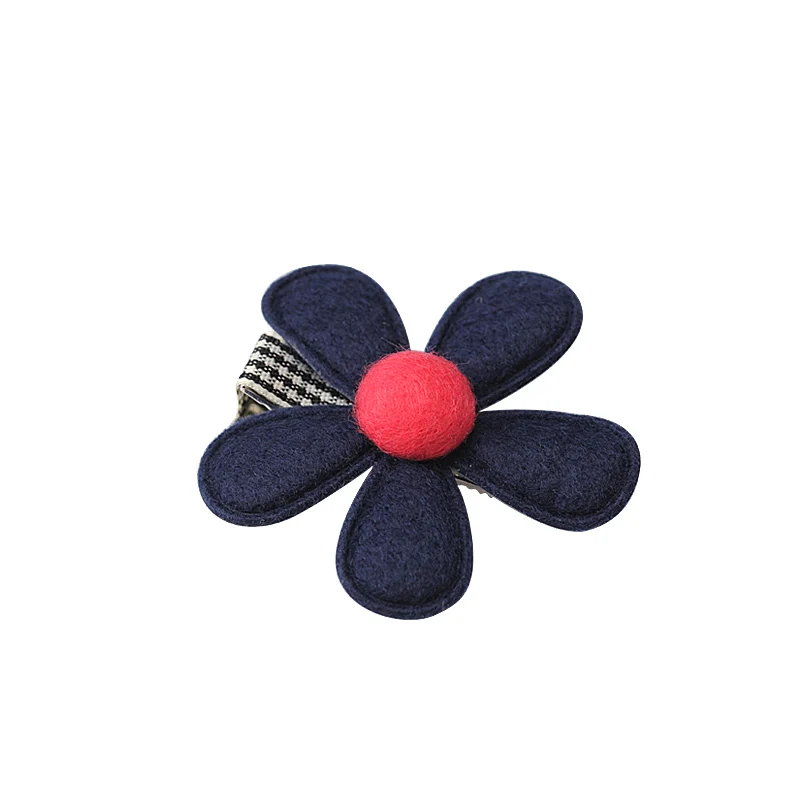 M MISM/однотонные заколки для волос с цветами маленьких девочек детские аксессуары