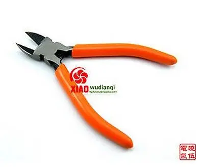 

One x 5" Plastic Cutter Pliers Fine finished,griding,black-plated HJ101-5