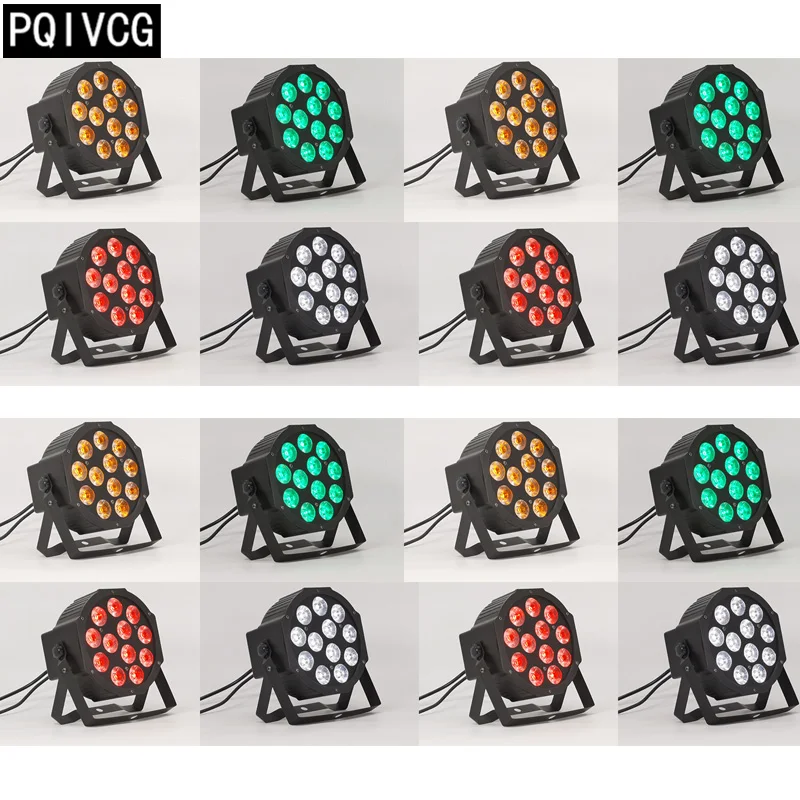 12x18 Вт led Par свет RGBWA + УФ 6in1 Телевизор с номинальной dmx512 Диско UV огни | Лампы и