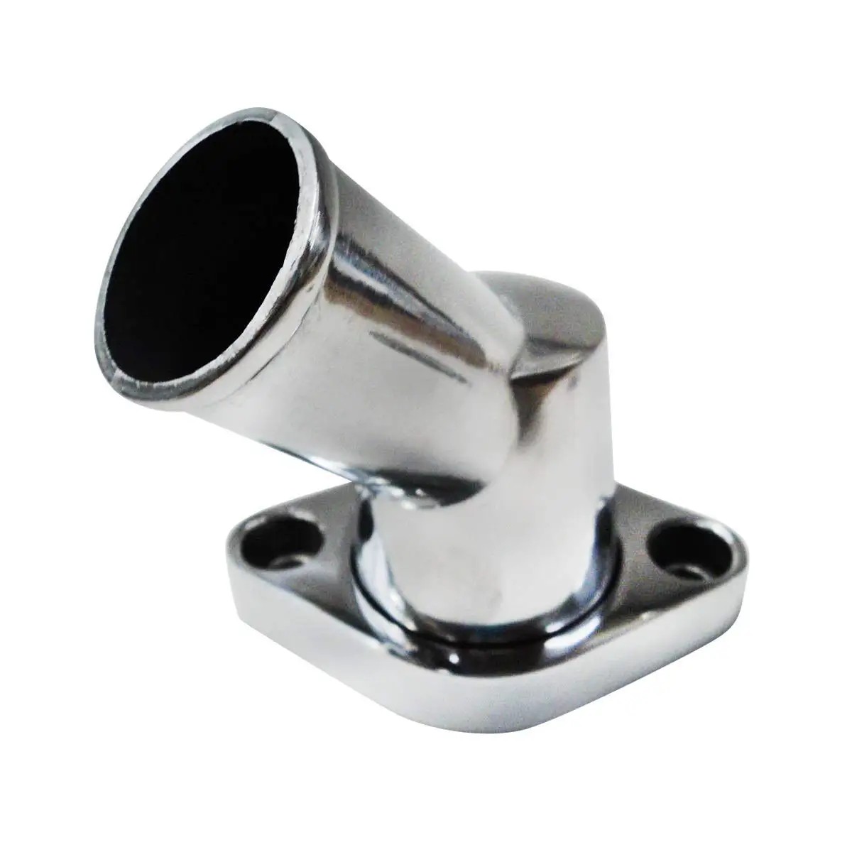 Полированный алюминиевый двигатель поворотный на 45 градусов водяной шейка