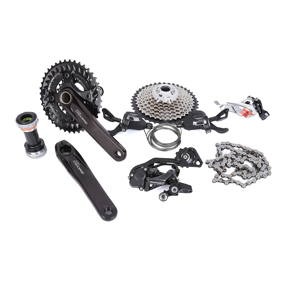 SHIMANO Deore M6000 2x10 170 мм 38-28T Скорость 3x10 30 Скорость 170 мм 40-30-22T велосипед MTB группа набор 7 шт. Обновление от M610