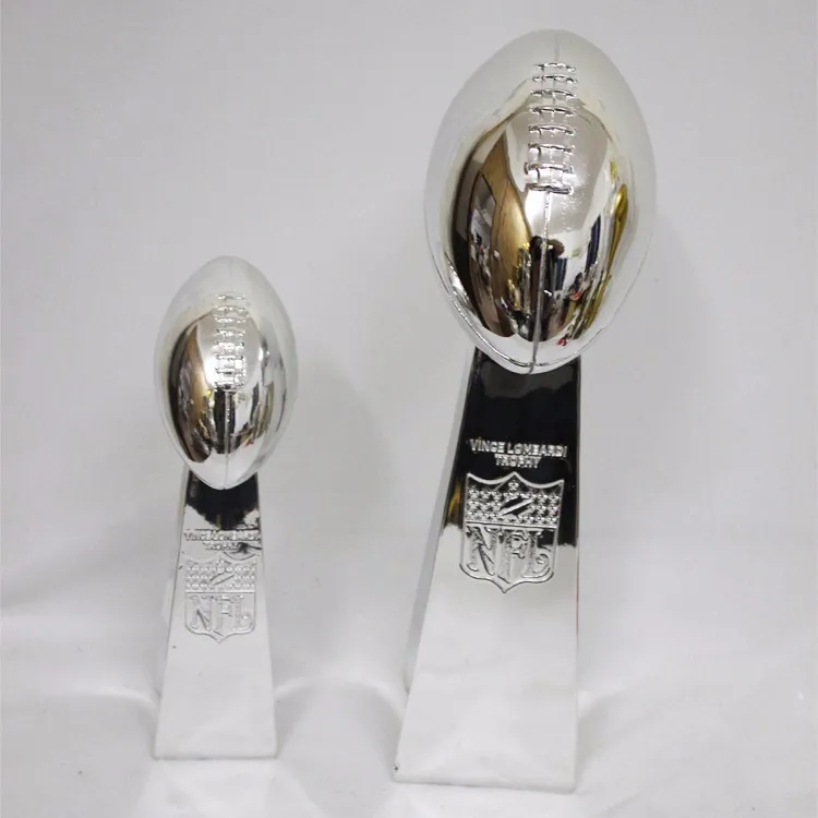 Американский футбол Лиги trophy cup Винс Ломбарди Трофи 24 см Высота реплики Super Bowl трофей Регби трофей хороший подарок