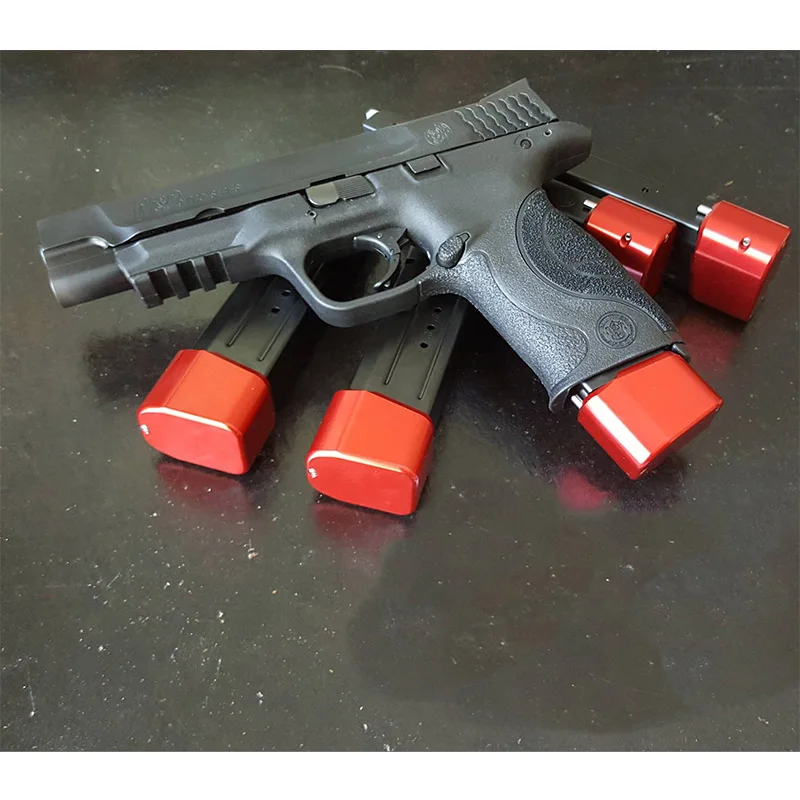 Magorui тактическая алюминиевая подставка для журнала Smith & Wesson M P + 5/6 9/40 двухцветная