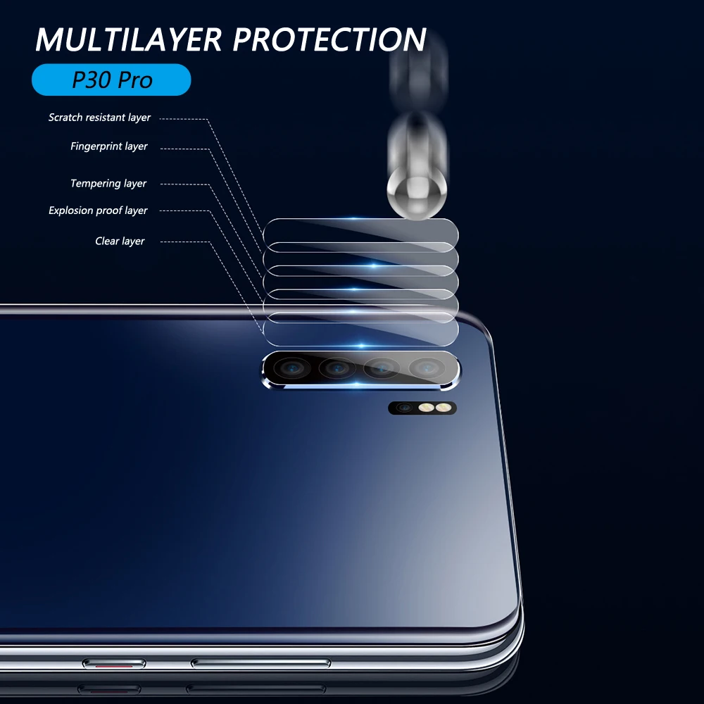 Защитная пленка для камеры из закаленного стекла huawei P30 Pro P20 Lite mate 20 X Honor 8X10 9I |