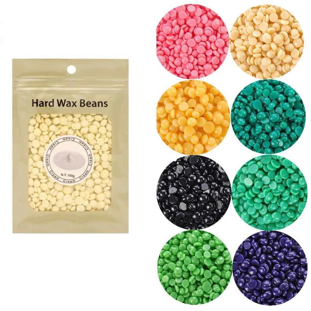 100 г летние без шаблонов депиляции Твердые восковые бобы для тела воск удаления