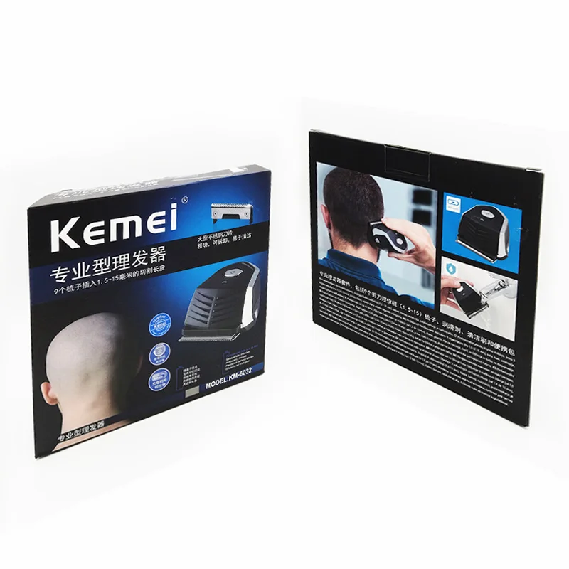 Kemei Hair Clipper 0mm Baldheaded Men DIY Cutter Portable Beard Trimmer Cordless Shortcut Pro Self-Haircut Machine | Бытовая техника