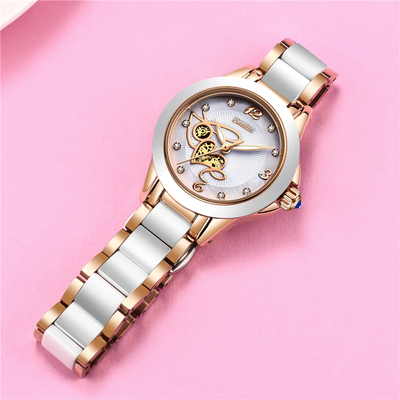 

SUNKTA Rose Gold Watch Women Quartz Watches Ladies Top Brand Luxury Female Wrist Watch Girl Clock Wife gift Zegarek Damski+Box