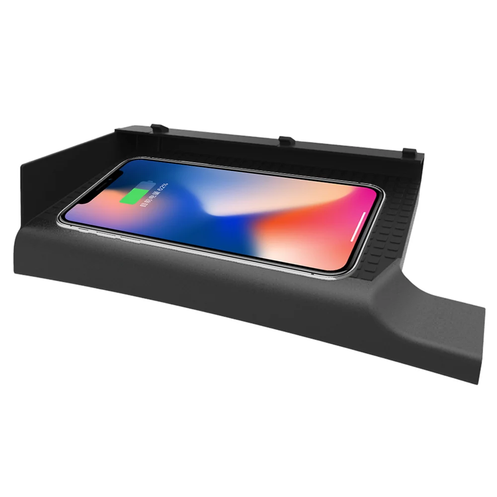 QI Беспроводное Автомобильное зарядное устройство для Land Rover Discovery 5 2017 2019