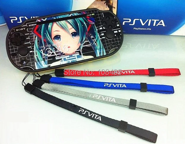 2 шт./лот флип ручной ремешок для Sony Play Station Vita ПСВ PS vita 4 вида цветов на выбор|strap