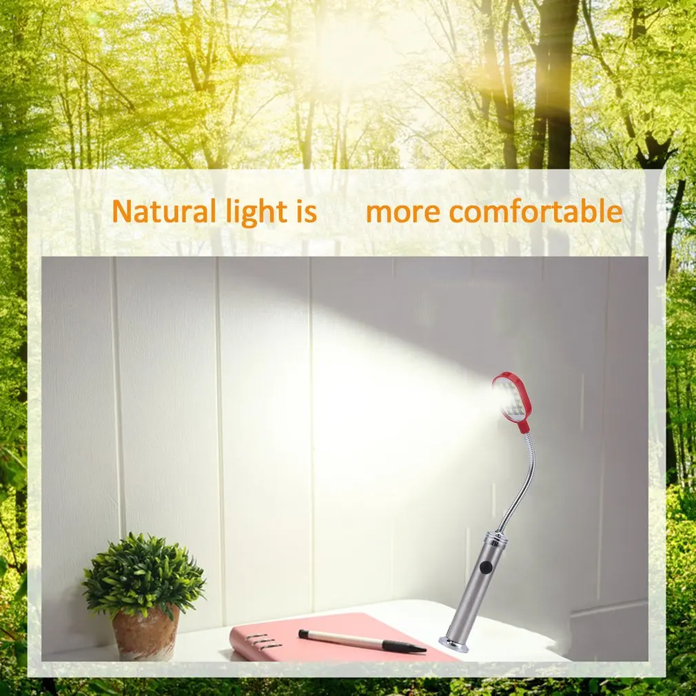 LED магнитное настольное зеркало маленькая настольная лампа USB источник питания