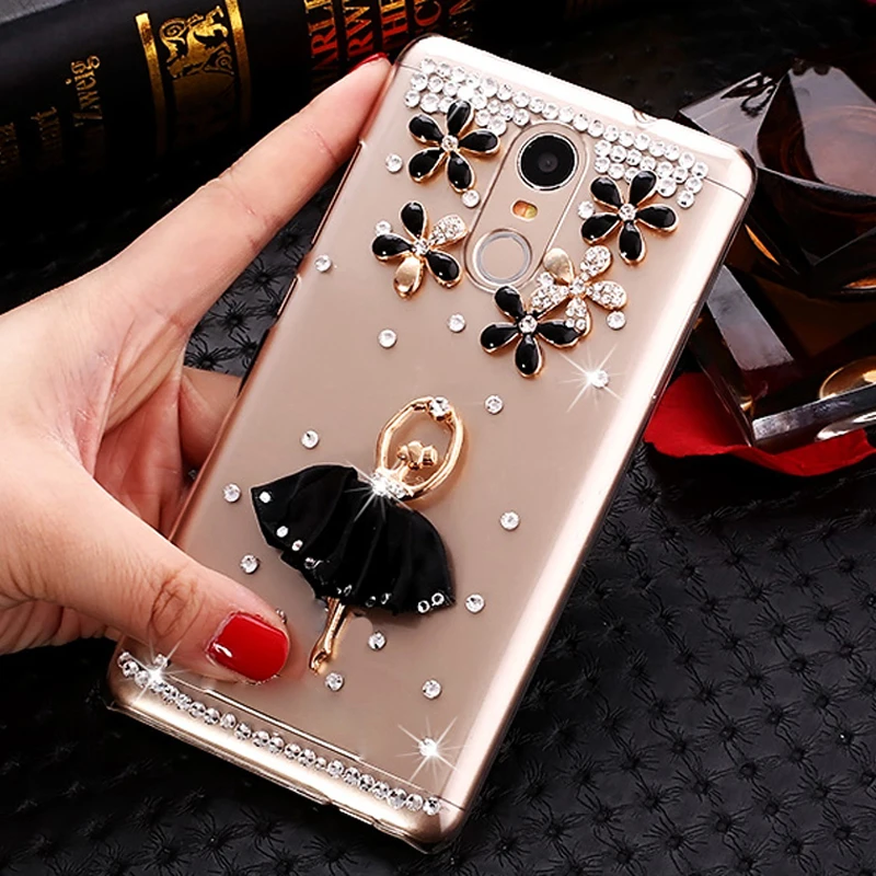 Черный розовый белый модный прозрачный жесткий пластиковый чехол для балетной