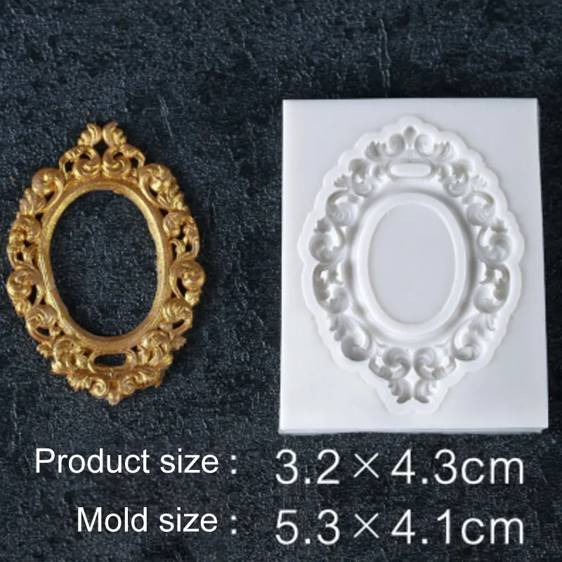 Классический Рамки границы декоративные помадка плесень Торт украшения