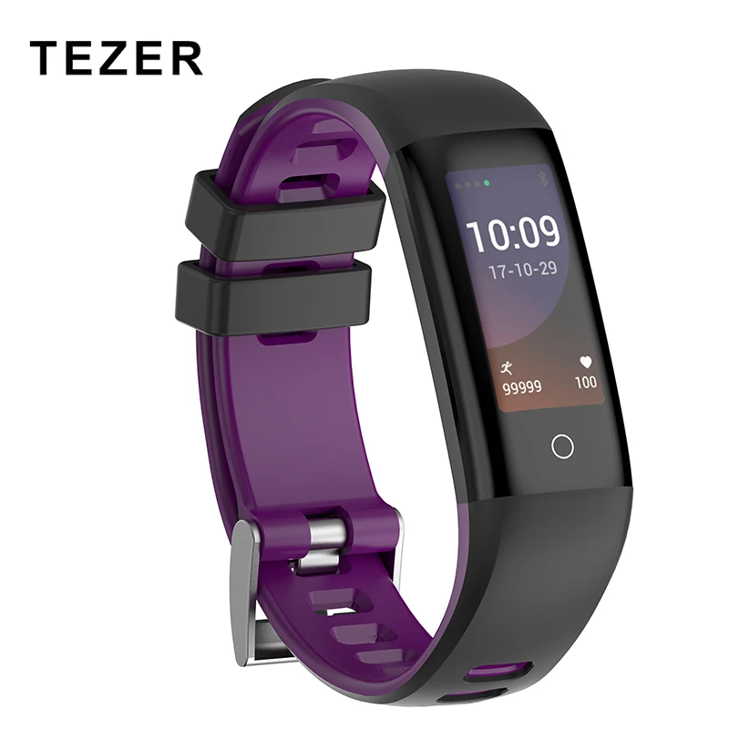 Умный Браслет TEZER R16S, 50 слов, массажный трекер, монитор сердечного ритма, IP67, водонепроницаемый, умный фитнес-Браслет для Android ISO