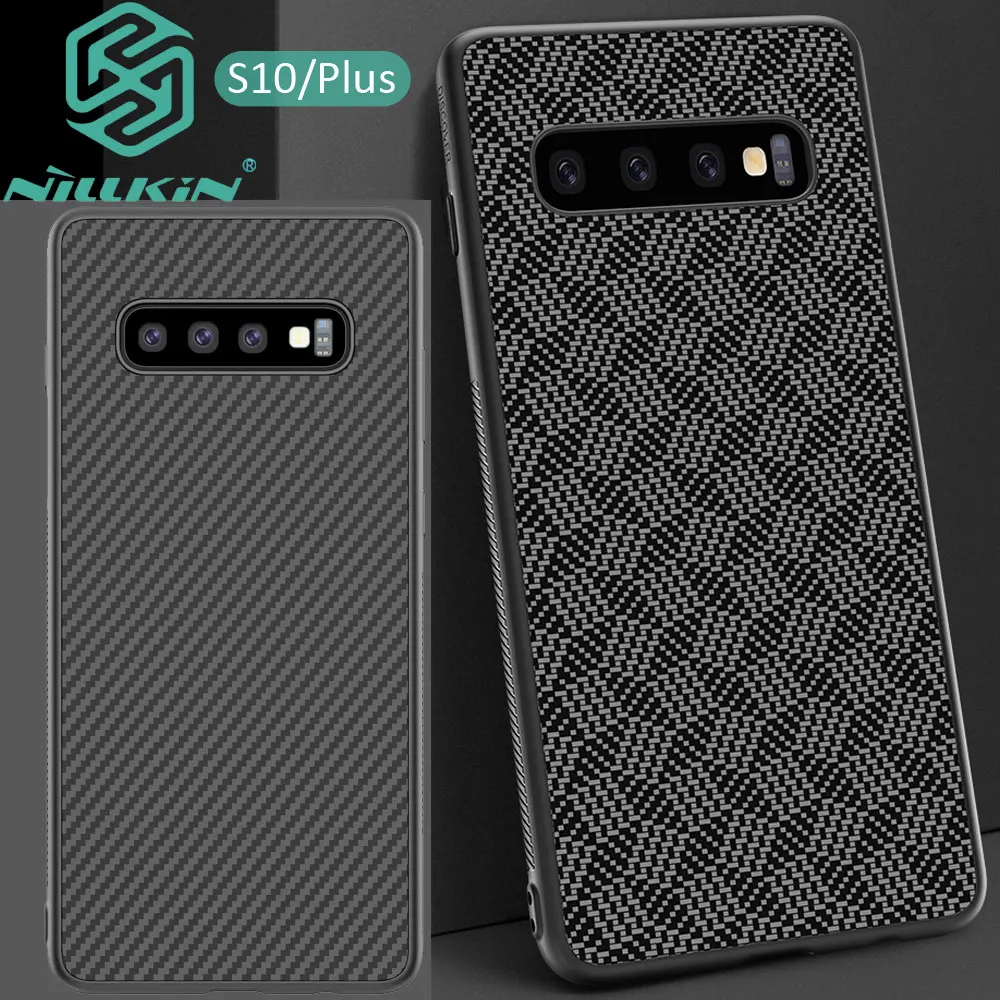 Nillkin Синтетический Чехол из углеродного волокна для Samsung Galaxy S10 Plus S10e ультратонкий