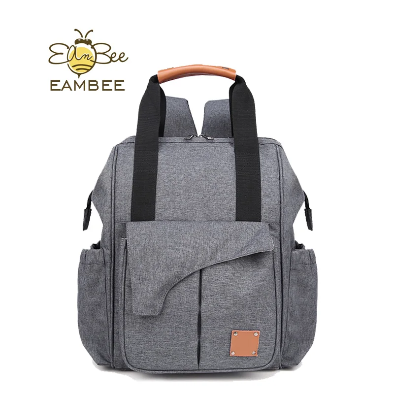 Многофункциональная сумка для мам подгузников вместительная дышащая детская