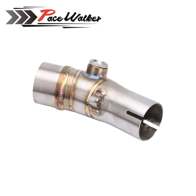 A middle connect for kawasaki ER6N Motorcycle Exhaust Pipe Muffler Escape Connecting Front Link Moto Mid | Автомобили и мотоциклы