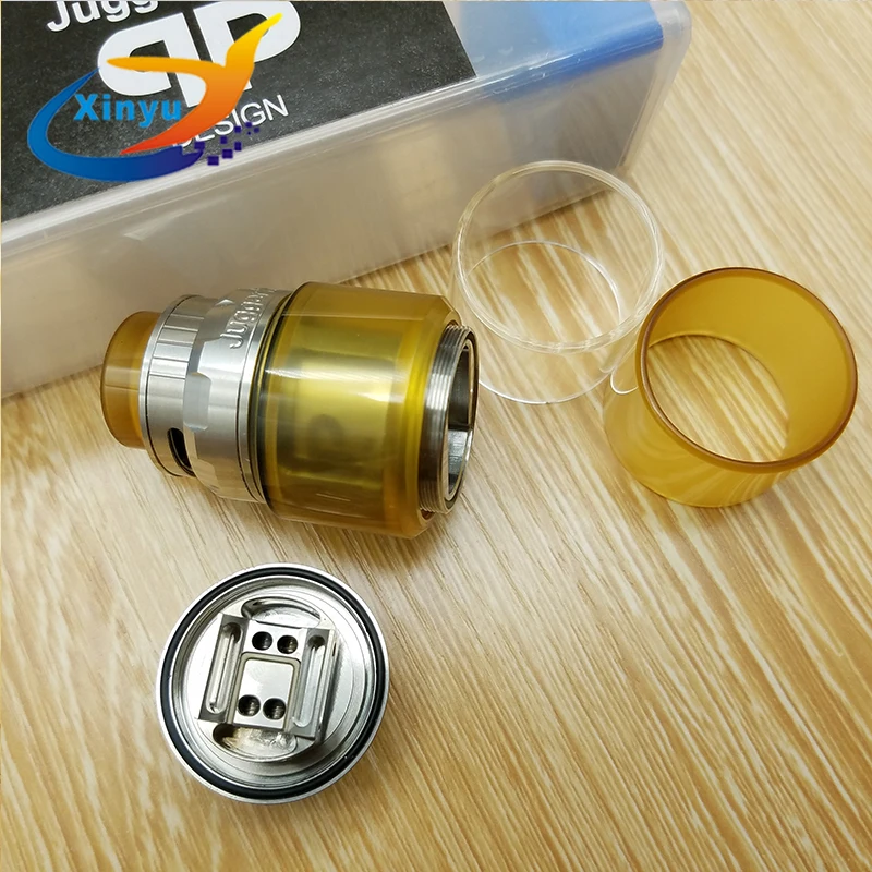 Qp Juggerknot RTA 4 мл 316 ss сменный бак Атомайзеры верхний поток воздуха в катушке дизайн