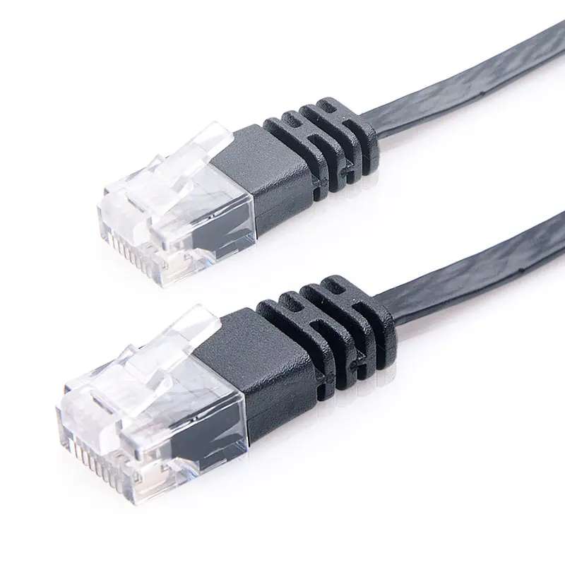 Премиум качества 1ft SuperSpeed cat6 Интернет сетевой кабель Плоский rj45 к RJ45 зеленый