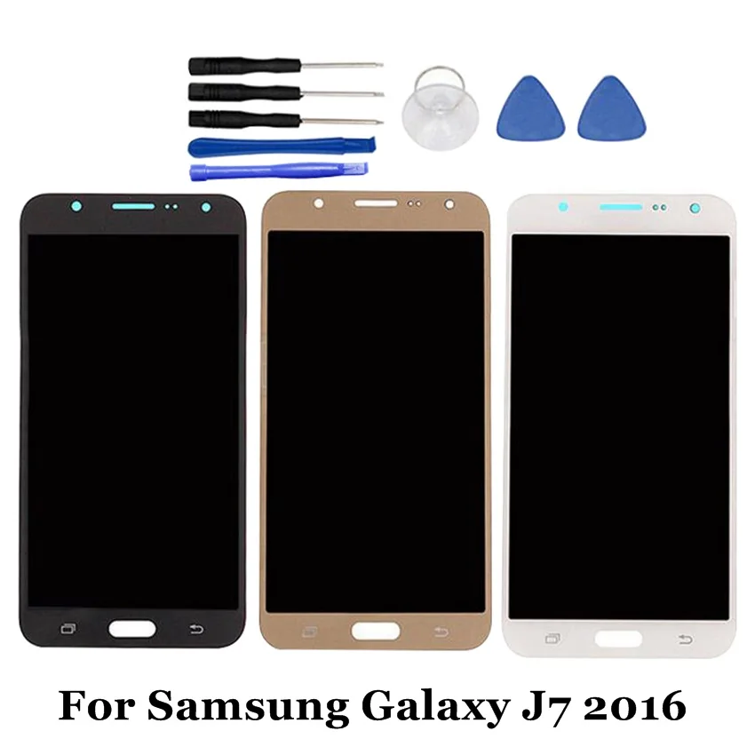 100% протестированный ЖК дисплей для Samsung Galaxy J7 2016 J710 J710F J710FN J710M J710Y сменный