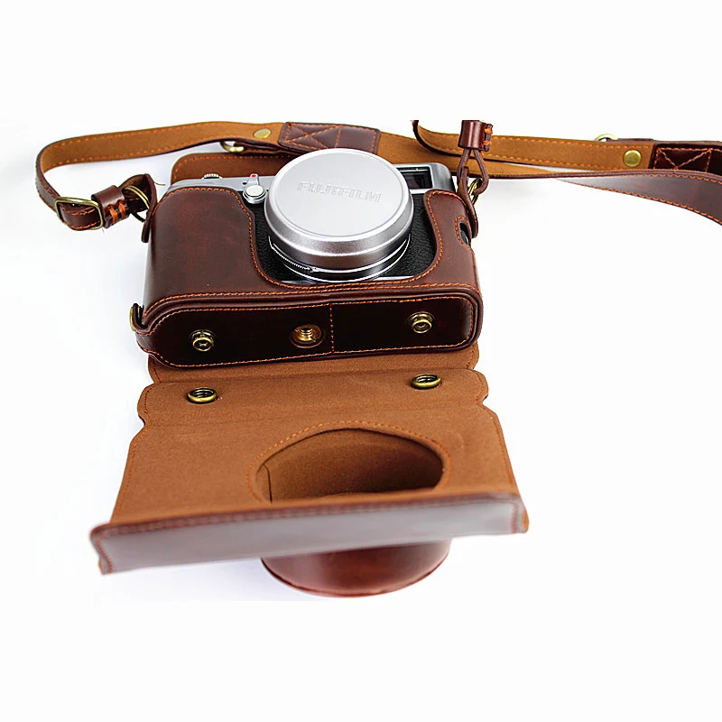 Высококачественный чехол из искусственной кожи для камеры Fujifilm X100 FinePix X100S|covers for