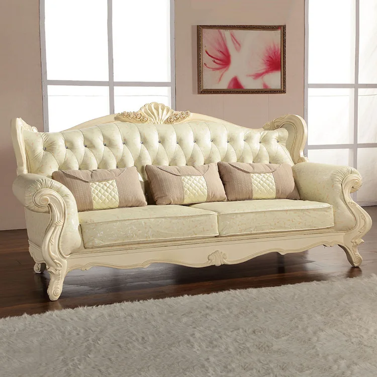 Европейский классический стиль мебель для дивана из дуба резьба по дереву с