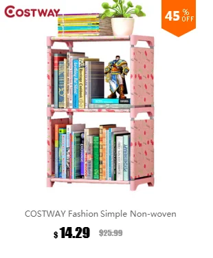 COSTWAY книжная полка для хранения книг детская книжная стойка книжный шкаф для домашней мебели Boekenkast Librero estanteria kitaplik