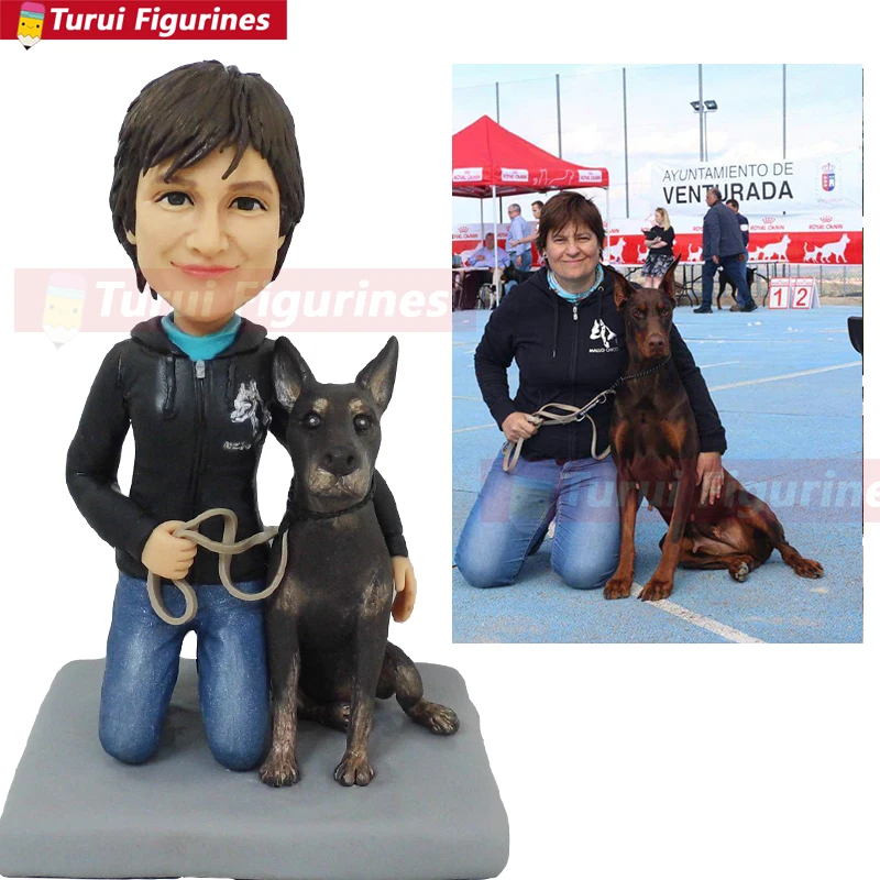 Единоборник персональный подарок глиняные фигурки на основе фотографии