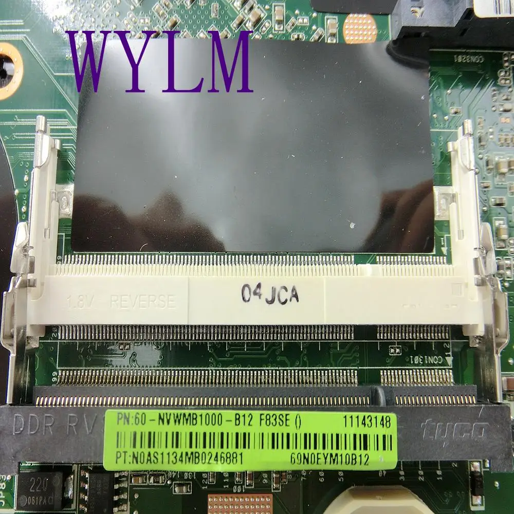F83SE Материнская плата Asus F83S F81SE X88S F81S ноутбука REV2.2 HD 4570 60 NVWMB1000 B12 100% тестирование