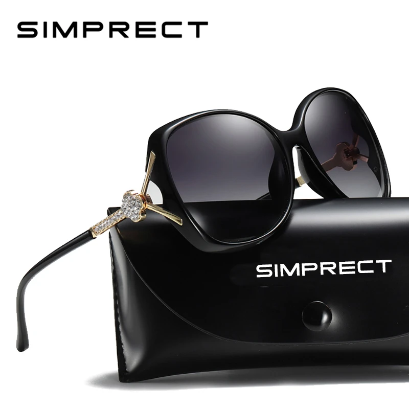 SIMPRECT 2021 поляризационные солнцезащитные очки большого размера женские