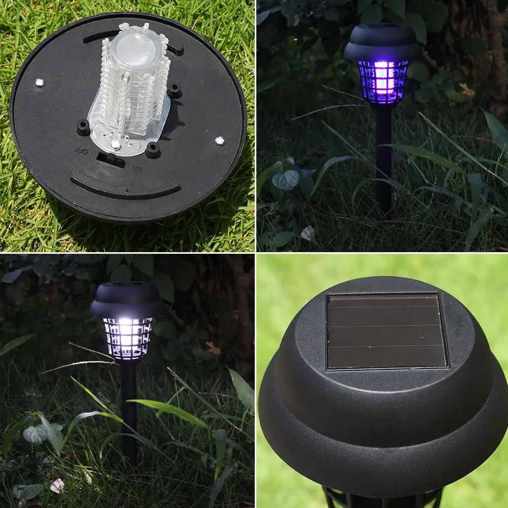 2 шт. уличная светодиодсветильник лампа убийца насекомых на солнечной