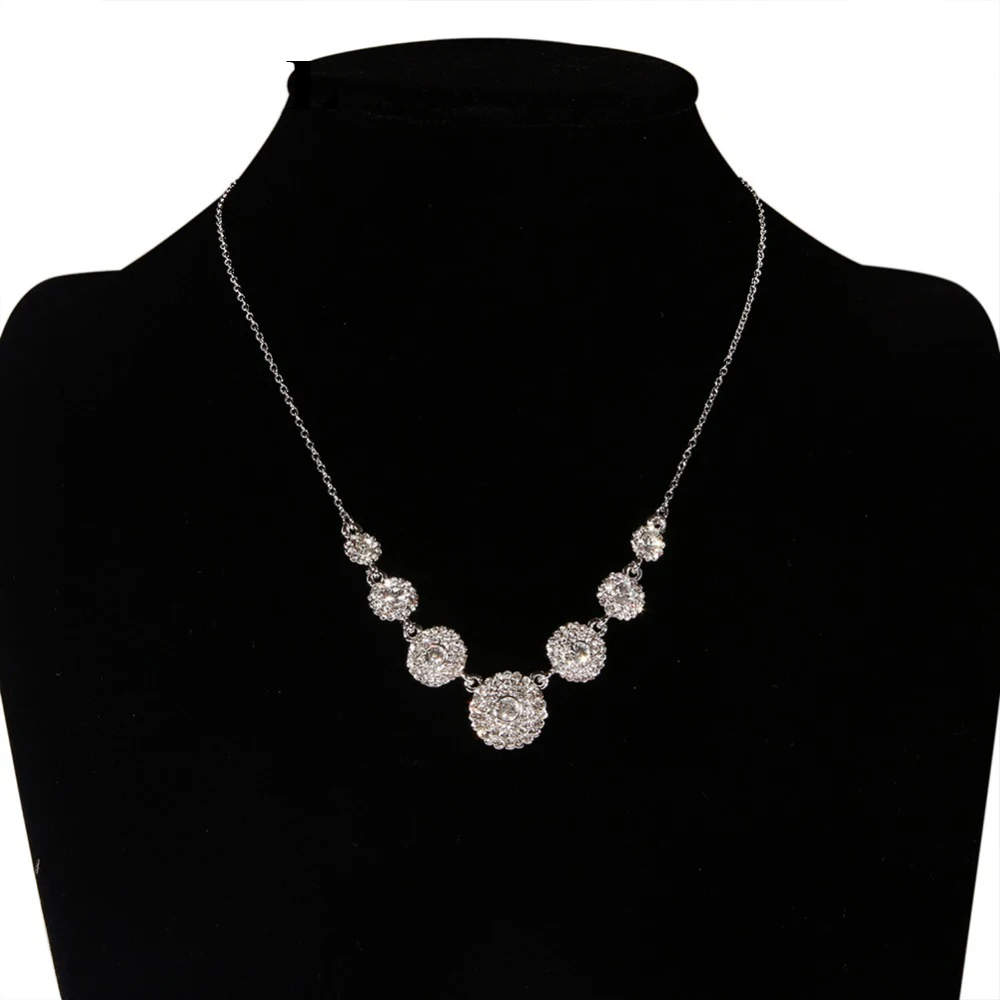 Женское Ожерелье с кристаллами ERLUER роскошное короткое ожерелье из розового