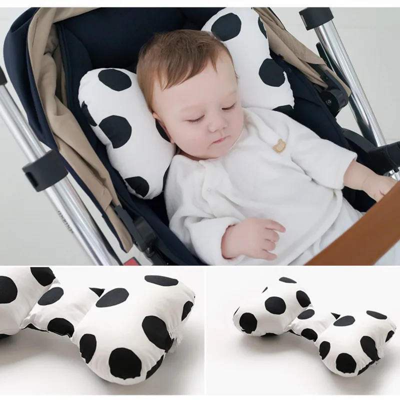 

Multifunction Baby Pillow Bow Shape Car Seat Headrest Neck Cushion Newborn Sleep Positioner Pillows Stroller Accessories